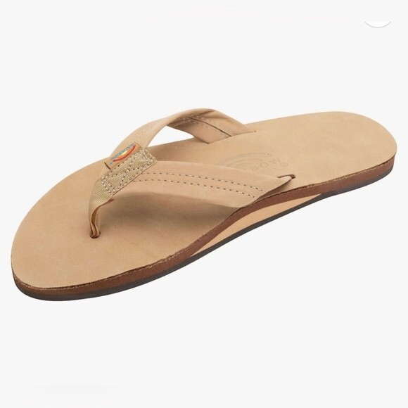Rainbow Single Layer Premier Leather with Arch Support 1" Strap - Picture 1 of 15